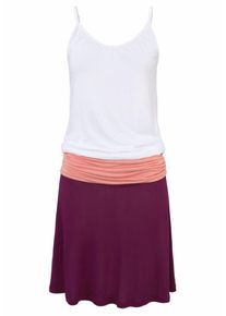 Beach Time Strandkleid Damen lachs / eosin / weiß Größe 34