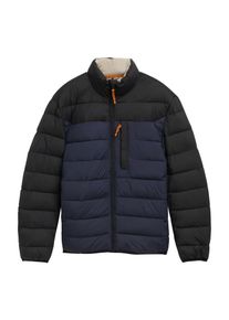 Tom Tailor Denim Kurtka przejściowa dla mężczyzn ciemny niebieski / czarny Rozmiar S