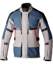 RST Pro Series Vulcan, casaco têxtil impermeável , cor: Azul/Cinzento/Preto , tamanho: 4XL