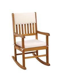 Casaria Schommelstoel Acaciahout 54x76x102cm