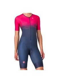 Castelli Women's Core Tri Suit S/S Cycling skinsuit Women (XL, blue)
