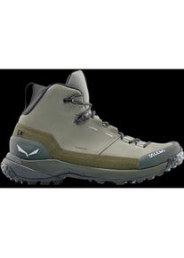 Salewa, Herren, Wanderschuhe, Puez Leather Mid PTX (40.5), Grau