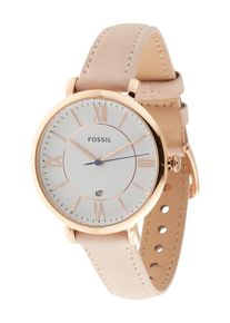 Fossil Dames Analoog horloge 'ES3988' blauw / rose-goud / rosa / wit One Size