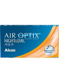 AIR OPTIX, Kontaktlinsen, Night and Day Aqua (-6.5, Monatslinse, 6 Stk., Sph&auml;risch)