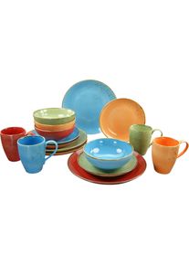 Creatable, Geschirrset, Nature Mediterran (16 Stück)