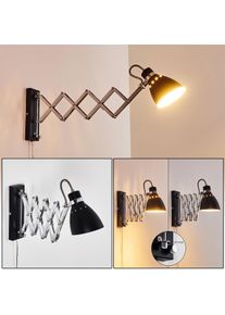hofstein Applique murale Stranderott Chrome, Noir, 1 lumière