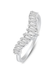 Brilio, Ring, Silver - Beautiful silver ring with clear zircons RI140W - Circuit: 58 mm, (58)