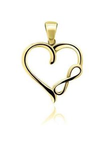 Brilio, Kettenanhänger, Silver - Stylish gold-plated pendant PT06Y
