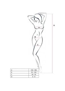 Passion, Fetischkleider, Woman Bs050 Bodystocking - Rote Eine Gr?Sse (One Size)