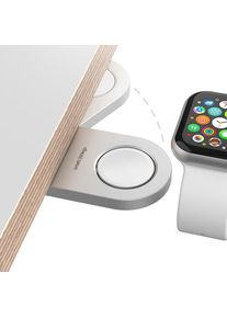 SMART THINGS WatchBase Charger für Apple Watch, Smartwatch Zubehör, Silber