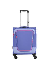 American Crew, Koffer, Pulsonic 4 Rollen Kabinentrolley 55 cm mit Dehnfalte, Rosa, (35 l)