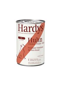 6x 400g Hardys Pur Poulet nourriture pour chiens humide