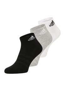 adidas Performance Șosete sport 'Cushioned Sportswear Ankle 3 Pairs' Bărbaţi gri, negru, alb, Mărimea 46-48