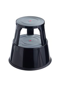 Twinco 1 Kick step, metal, 2 steps black, steel