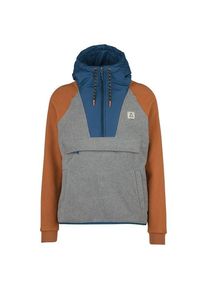 Passenger Woodland Hooded 1/2 Zip Polar Fleece Fleecevest Heren (L |grijs)