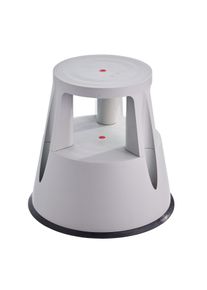 Twinco 1 Kick step, plastic, 2 steps grey, plastic|PP