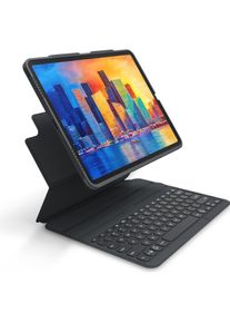 Zagg Keyboard Pro Keys Pro Charcoal (DE, iPad Pro 12.9 2018 (3. Gen), iPad Pro 12.9 2020 (4. Gen), iPad Pro 12.9 2021 (5. Gen)), Tablet Tastatur, 