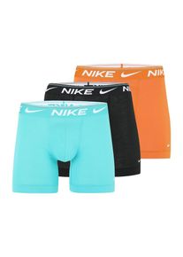 NIKE Underwear Boxeralsók Férfi kék, narancs, fekete , Méret S