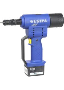 Gesipa 1457414 FireBird Akku-Nietmutternpistole Li-Ion Akku Ladeger&auml;t Koffer 14,4V 2Ah blau