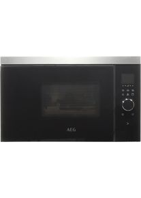 AEG MBB1756DEM Einbau-Mikrowelle 17 Liter 59,4cm breit 800 Watt Grillfunktion Auftau-Funktion Edelstahl