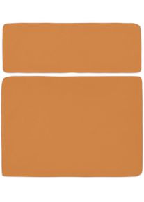 Aspero Heren Zitkussens 'Marsala' oranje One Size