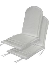 Aspero Heren Zitkussens 'Adirondack' wit One Size