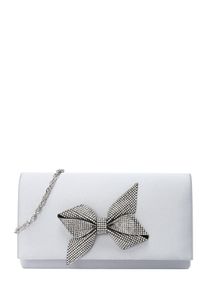 Mascara Clutch Damen silber Größe One Size