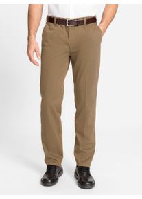 Brühl Heren Broek in cognac ,maat 24, Witt, 98% Katoen, 2% Elastan