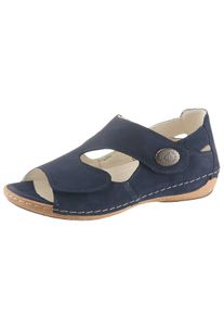 Waldläufer Dames Sandalen in nachtblauw ,maat 7,5, Witt, 100% Nubuckleer