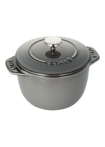 Staub Formes spéciales Cocotte à riz 12 cm, Rond(e), Gris graphite, Fonte