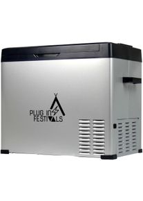 Plug-in Festivals IceCube 50 Kompressor-Kühlbox 65,2cm breit 50 Liter 12/24/230V App Steuerung grau