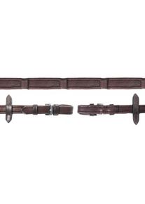 Schockemöhle Durasoft Wide SP Zügel, WB, dark brown/silver