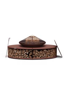 Blumfeldt Firebowl Ebeko 3 az 1-ben, grillsütőként vagy asztalként is használható, grillrács + szikravédő