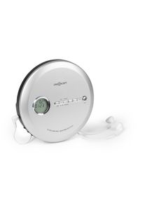 ONECONCEPT CDC 100 MP3 discman, hordozható CD-lejászó, Antishock, ESP, Micro-USB ezüst