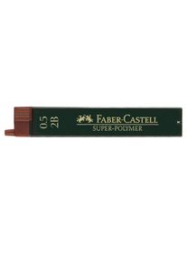 Fijne afleidingen SUPER POLYMER 0,5 mm 2B Faber-Castell