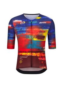 Santini TDF Arrivée Dash Jersey Cycling jersey (XL, red)