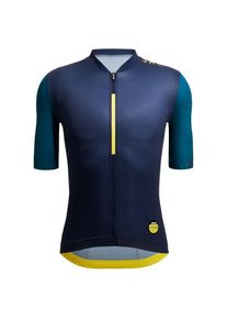 Santini Le Maillot Jaune Jersey Cycling jersey Men (3XL, blue)