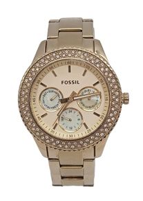 Fossil Analog Watch Women, One Size, gold-colored