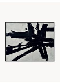 Agave Ręcznie malowany obraz na płótnie w drewnianej ramie Omaggio A Kline Czarny S 150 x W 120 cm