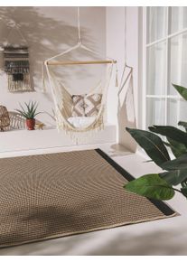 benuta Nest Tepper til innendørs og utendørs bruk Naoto Beige/Svart 140x200 cm