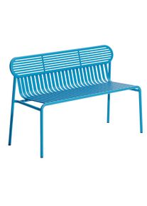 Week-End Garden Banc avec dossier Petite Friture bleu ciel (Sky blue)