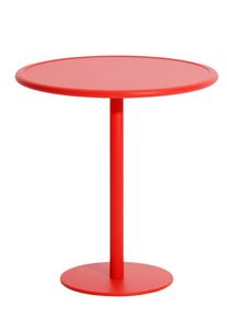 Week-End Bistro Table Round Table de bistrot ronde Petite Friture Rouge (Red)