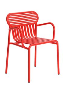Week-End Garden Chair Chaise à accoudoirs Petite Friture Rouge (Red)