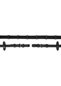 Schockemöhle Durasoft Web SP Zügel, WB, black/silver