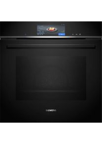 Siemens HS758G3B1 iQ700 Einbau-Dampfbackofen 60cm breit 71 Liter cookControl Pro Sprachsteuerung Kindersicherung 22 Heizarten schwarz