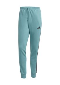 adidas Sportswear Sporthose Herren cyanblau / schwarz Größe XS