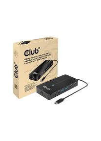 Club 3D CSV-1595 - docking station - USB-C 3.2 Gen 1 - 2 x HDMI - GigE