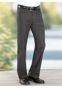 CLASSIC Herren 5-Pocket-Hose in grau, Größe 25