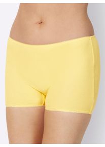 wäschepur Dames Tailleslip in citroen + lila + orchidee ,maat 38, Witt, 95% Katoen, 5% Elastan