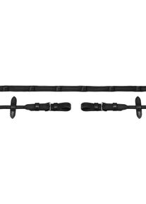 Schockemöhle Durasoft Rolled SP Zügel, WB, black/silver
